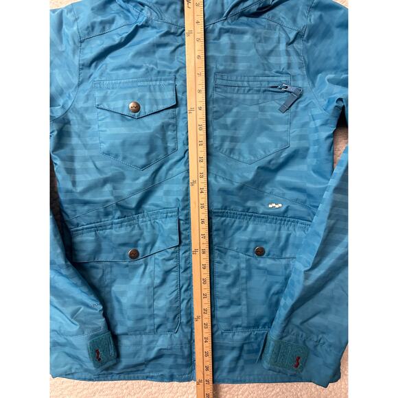 FourSquare Womens Snowboarding Ski Jacket Small - Picture 3 of 6